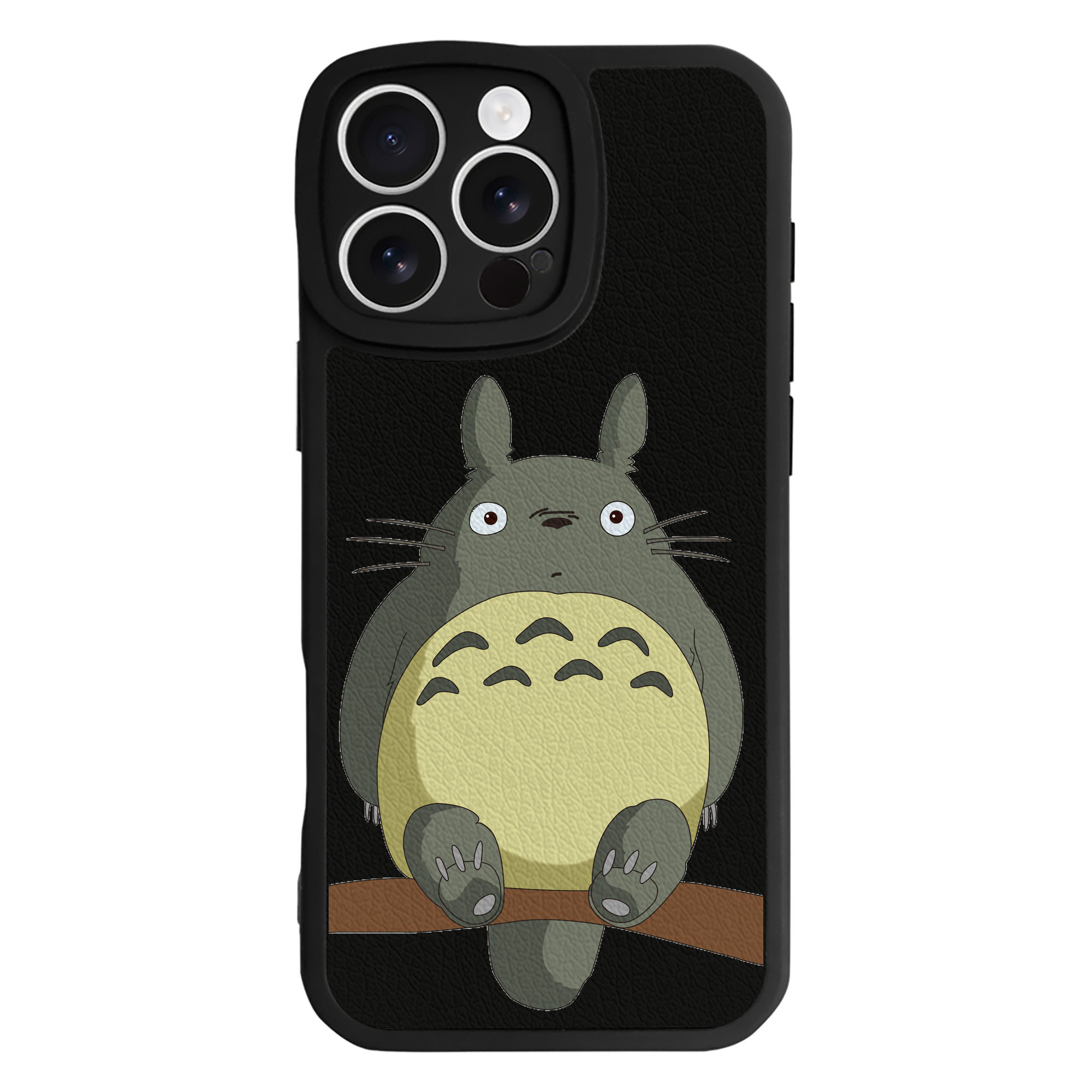 （画像用） となりのトトロ 草壁メイ 草壁サツキ My Neighbor Totoro Satsuki Kusakabe Mei Kusakabe 【iPhone 16シリーズ対応】シリコンスマホケース（レザー調） 材質：シリコン